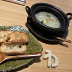 音楽とお数 池下わわ - 篠島しらすのアヒージョ