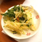 この花寿し - 白エビの天ぷら