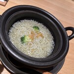 音楽とお数 池下わわ - 篠島しらすのアヒージョ