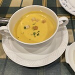 カフェ エ ビストロ ボンヌ シェール - かぼちゃのポタージュ♪