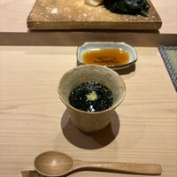 鮨 いつつ - 茶碗蒸しにあおさの餡