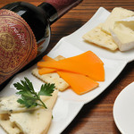 Assortment of 3 types of carefully selected cheese