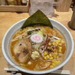 銀座 朧月 - オロチョン味噌1100円＋麺大盛100円