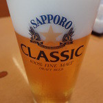 Unimurakami - やっぱりサッポロクラシックの生ビール（５４０円）