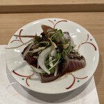 鮨 福原 - 鰹　行者ニンニク醤油