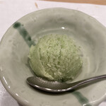 鮨 福原 - 青紫蘇のシャーベット