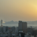 ホテルアソシア豊橋 - 最上階からの朝日