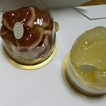 パティスリー リョーコ - いちぢくタルト&グレープフルーツタルト