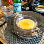 Osteria RIMA - Stuzzichino
      春フルーツ人参のズッパ オレンジ風味
