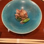 宮川町 天匠 - 先付け　ホタルイカ桜ジュレ