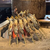 たでの葉 - 2皿目
                      岐阜県高原川天然山女の炭火焼き