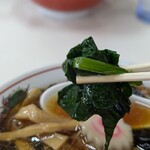 手打中華 すずき - れん草