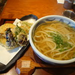 釜あげ饂飩　友庵 - 天麩羅うどん（大盛り）