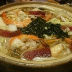 海庵 勇魚 本店 - オススメの栄光鍋。美しい出汁で贅沢だが上品な仕上がりに。