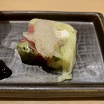 295700638 - 名古屋コーチンと旬の前菜…春野菜のテリーヌ