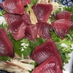 藁焼き鰹たたき 明神丸 - 戻り鰹　トロさしみ