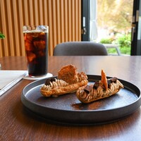 Bistro NOHGA  - 蕪木珈琲（アイス）とエクレア