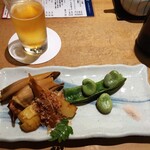 築地寿司清 - そら豆と筍