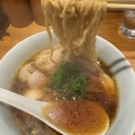 中華そば しば田 - 太麺♡