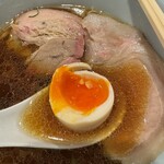 中華そば しば田 - 卵も最高レベル