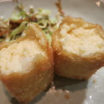 Yamadaya - クリームコロッケはしっかりまとまりのあるホワイトソース。ホタテの風味がすごい！