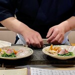 すしやのたい悟 - 好みをお伝えし、あとは大将にお任せ！うん、間違いないラインナップに感激(ﾉ◕ヮ◕)ﾉ*.✧