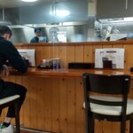 麺や大一 - カウンター席