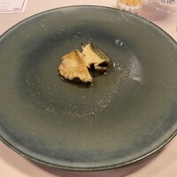ヴェルデ辻甚 - 蒸しアワビ　肝醤油