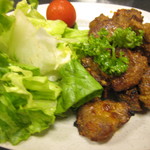 ネパール家庭料理 ホワイトヒマラヤ - マトンシェクワ（焼きマトン）　￥800