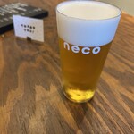 ワイン居酒屋 neco - 生ビール最高だった