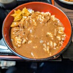 笠置そば - カレー丼セットのカレー丼