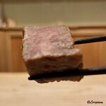 御料理 寺沢 - 牛たんの味噌漬焼