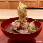 御料理 寺沢 - 白髪葱
