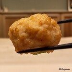 御料理 寺沢 - 芝海老の飛龍頭