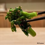 御料理 寺沢 - 菜花の芥子和え