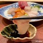 御料理 寺沢 - 鮃の造り