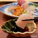 御料理 寺沢 - 鮃の縁側