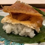 御料理 寺沢 - 穴子の白煮と鱶鰭の飯蒸し