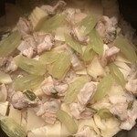 白金台こばやし - 蛤とフキご飯