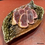 御料理 寺沢 - 青首 天然真鴨のたたき