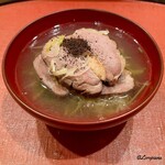 御料理 寺沢 - 黒七味を落とし