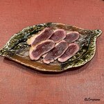 御料理 寺沢 - 青首 天然真鴨のたたき