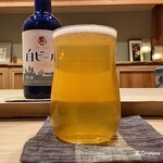 御料理 寺沢 - ユキノチカラ 白いビール