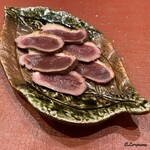 御料理 寺沢 - 青首 天然真鴨のたたき