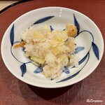 御料理 寺沢 - 喜知次の炊込みごはん