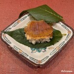 御料理 寺沢 - 穴子の白煮と鱶鰭の飯蒸し