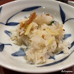 御料理 寺沢 - 喜知次の炊込みごはん