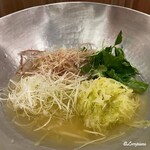 御料理 寺沢 - 茗荷､野蜀葵､白髪葱､玉菜の刻みととも