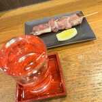 三政 - 熱燗と豚タン塩