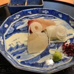 旬菜 おぐら家 - 鰆、マコガレイ、スミイカのお刺身